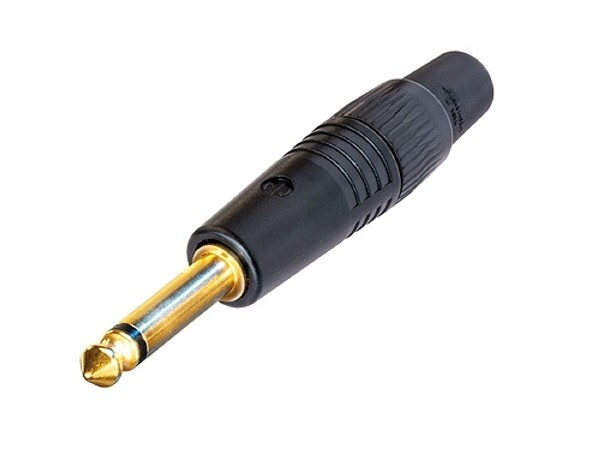 Neutrik NP2C-B 2-Pole 6.3mm (1/4 inch) Mono Jack Plug
