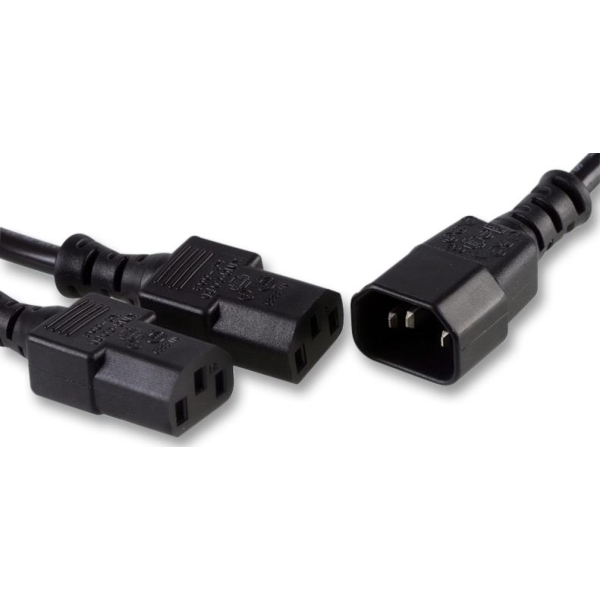 IEC Y-Splitter Cable - 2M
