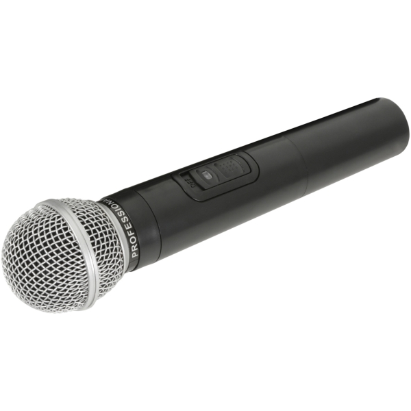 QTX QHH-174.1 Handheld Microphone for QTX QR-PA and QX-PA Portable PA Systems - 174.1MHz, Blue Indicator
