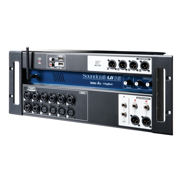 Soundcraft Ui16 16-Channel Digital Mixer / Multi-Track USB Recorder with Wireless Control