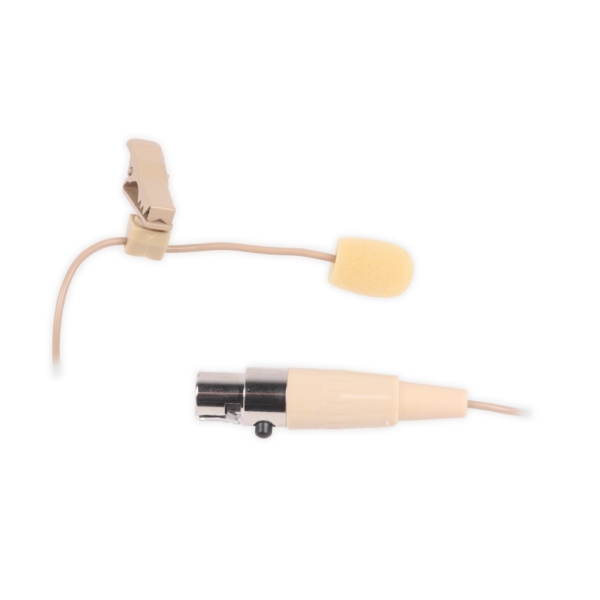 StageCore SLM 50 T4 Lavalier Microphone with 4-Pin Mini-XLR Connector - Beige