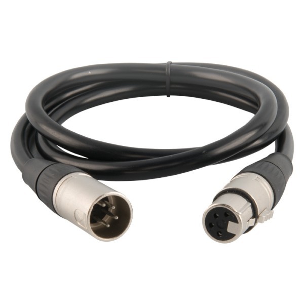 Chauvet Pro Unshielded 4-pin XLR Extension, 16 in for Epix Tour series