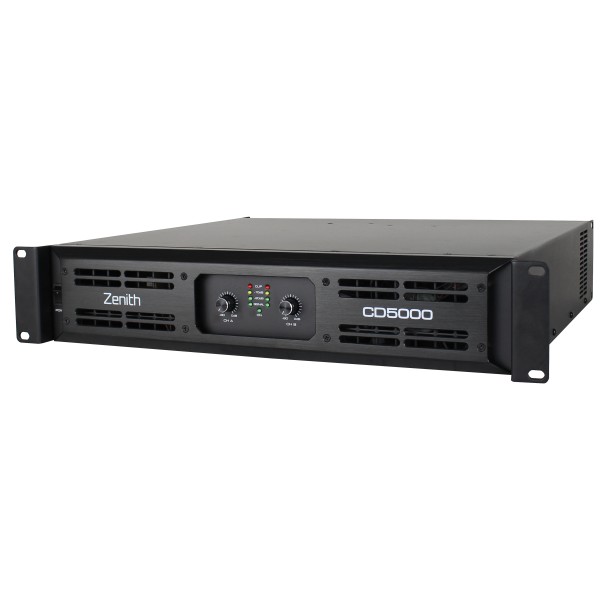 Zenith CD 5000 Power Amplifier, 2x 1700W @ 4 Ohms