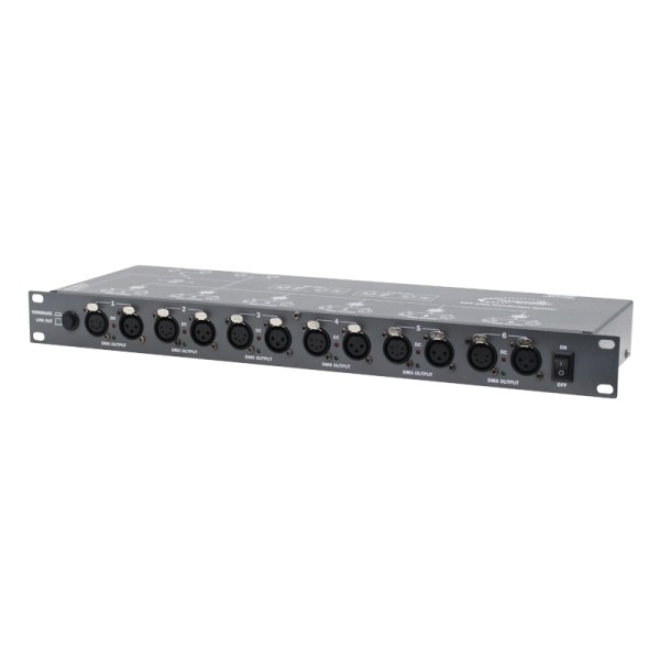 RS6 Rackmount DMX Distribution Splitter