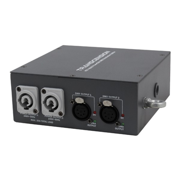 Transcension HS2 Hybrid PowerCON DMX Distribution Splitter