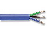 2.5mm 20A 3 Core Cable Blue PVC Flex 100M Reel