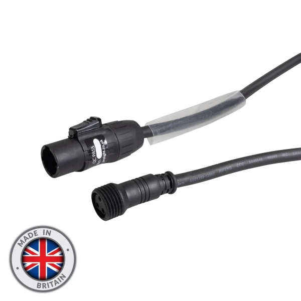 elumen8 PowerTwist TR1 IP65 Female Hydralock, 1m - IP65