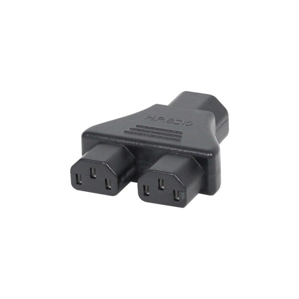 Adapter IEC Male - 2 IEC Female 10A