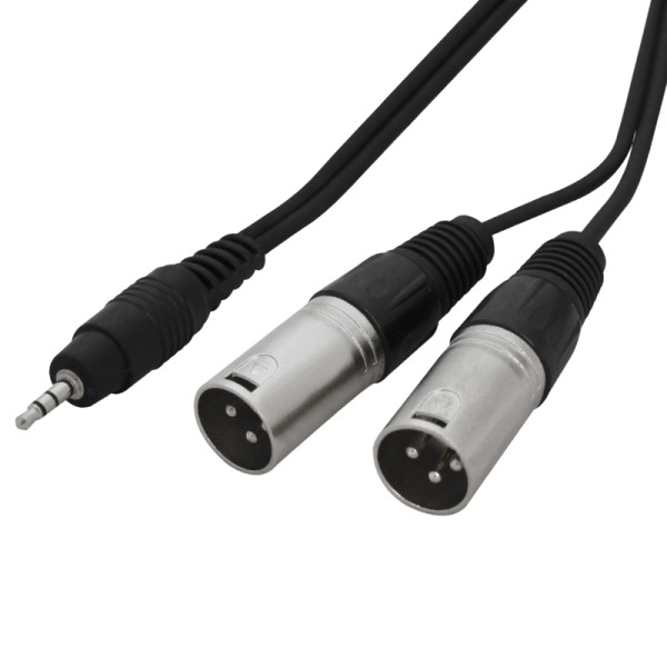 Cable Audio Jack 3.5mm Male/Male 5m Qualité Pro