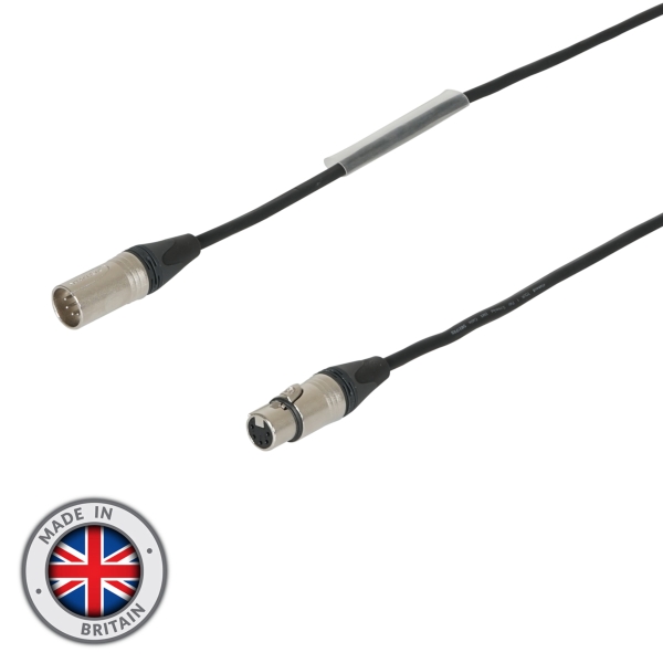 elumen8 0.5m 5-Pin Neutrik Male - Female XLR TOUR DMX1PRB DMX Cable