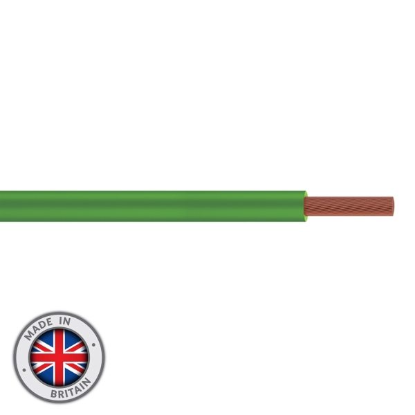 elumen8 Tri-Rated 2.5mm Switchgear Cable, Green - 100M