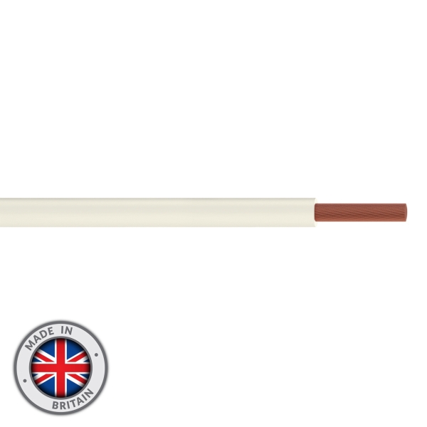 elumen8 Tri-Rated 2.5mm Switchgear Cable, White - 100M