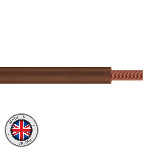 elumen8 Tri-Rated 10mm Switchgear Cable, Brown - 100M