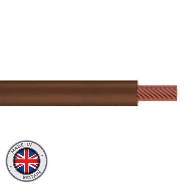 elumen8 Tri-Rated 16mm Switchgear Cable, Brown - 100M
