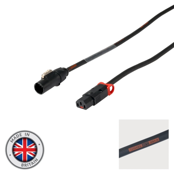 elumen8 1m PowerCON TRUE1 to IEC Cable