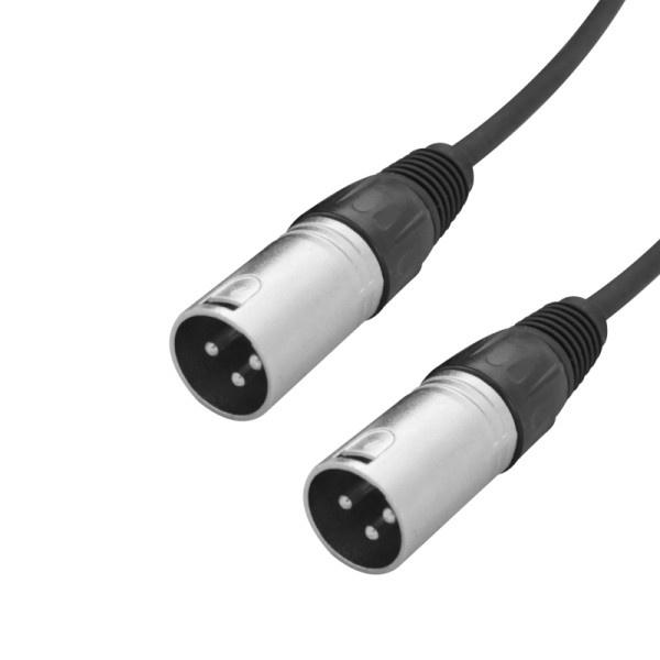 0.25m XLR Male - XLR Male Cable