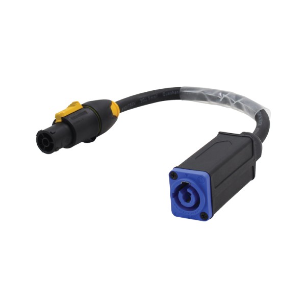 LEDJ 0.25m PowerCON to PowerCON TRUE1 Adaptor Cable - 2.5mm