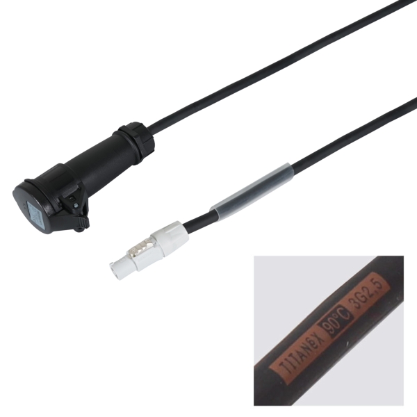 Mennekes 1m 2.5mm PowerCON - 16A Female Cable