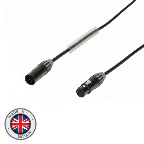 elumen8 75m 5-Pin Seetronic Male XLR to 5-Pin Female