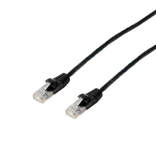 TUK 0.5m Low Profile CAT6 Snagless Patch Lead - Black