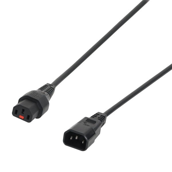 IEC Lock 0.5m C14 IEC - C13 IEC Lock Cable PC1002