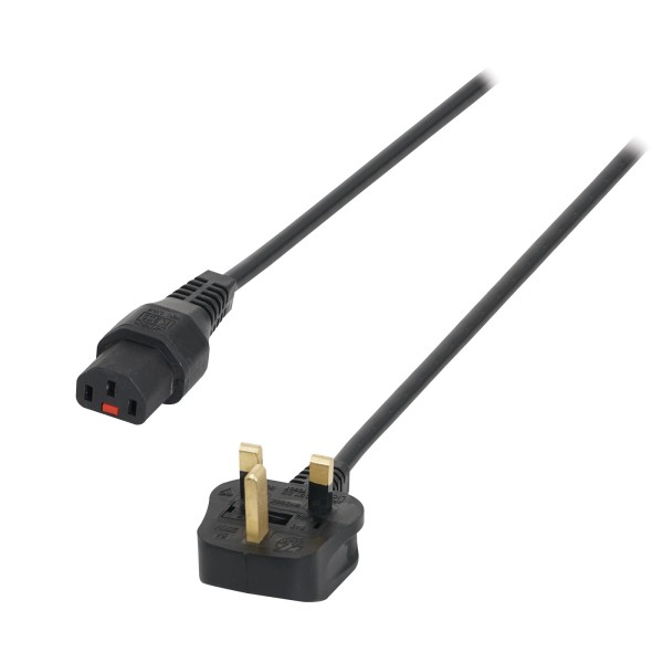 IEC Lock 5m 13A - C13 IEC Lock Cable (5A Fuse) PC1010