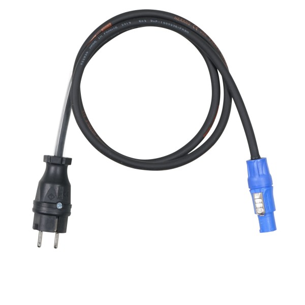 LEDJ 1.5m PCE Schuko - Neutrik PowerCON Cable - 1.5mm H07RN-F