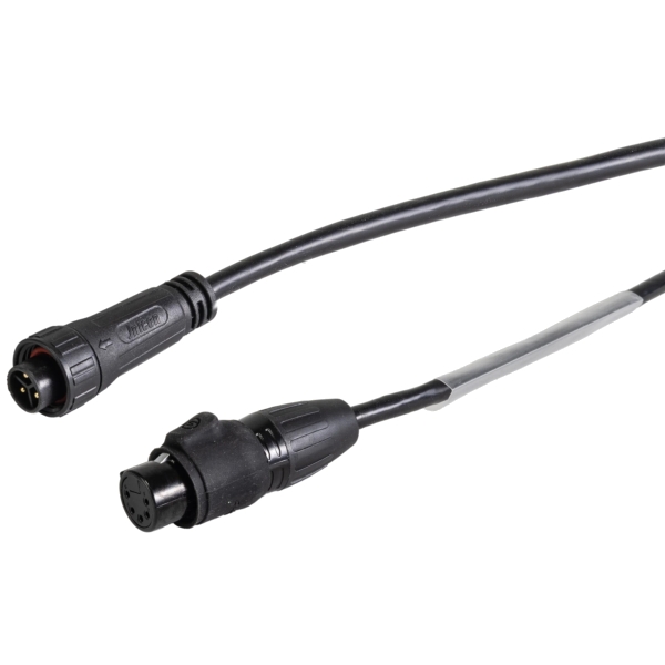 LEDJ Hydralock PRO DMX Male to 5-Pin IP65 XLR Female - 3m