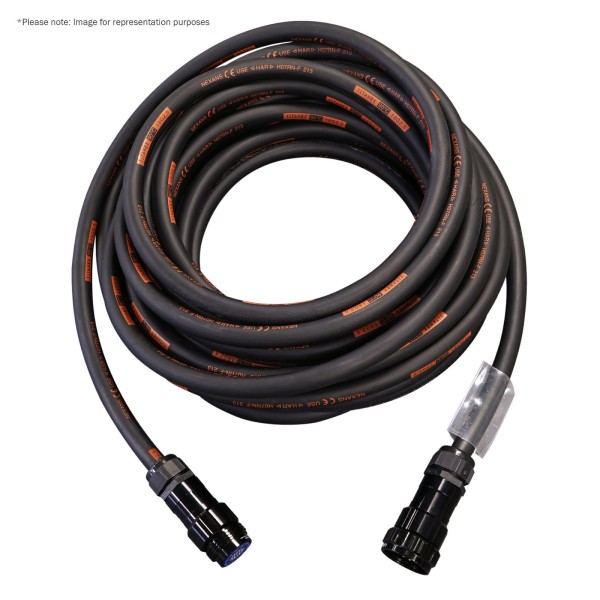 eLumen8 15.0m Socapex 19-Pin Male - Female Titanex 2.5mm Cable