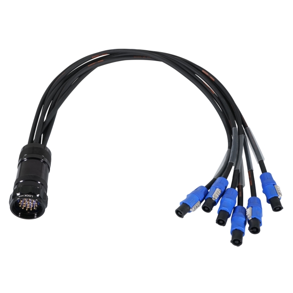 elumen8 Socapex 19-Pin Male - PowerCON 1.5mm Fan-Out Cable