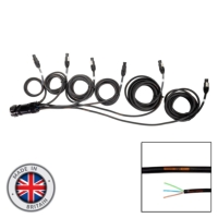 elumen8 Socapex 19-Pin Male - PowerCON True1 1.5mm Staggered Fan-Out Cable
