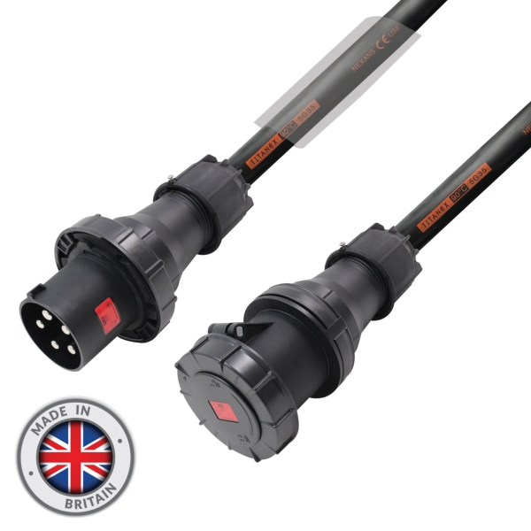 PCE 30m 125A Male - 125A Female 3PH 35mm 5C Cable