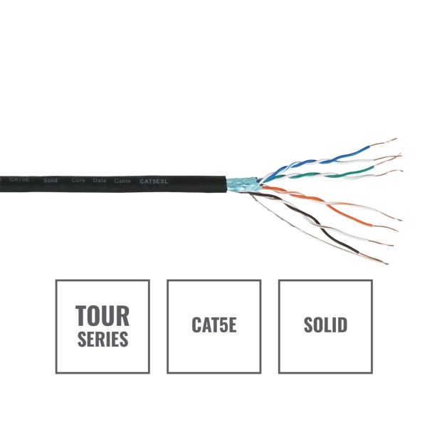 elumen8 TOUR CAT5E Solid Core Data Cable CAT5ESL, 300m Reel