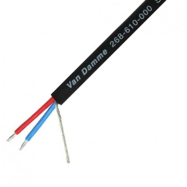 Van Damme Smart Control 1 Pair DMX Cable, Black, 100m (268-610-000)