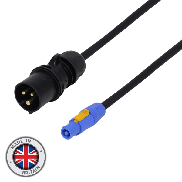 eLumen8 20m 2.5mm 16A Male - PowerCON Cable