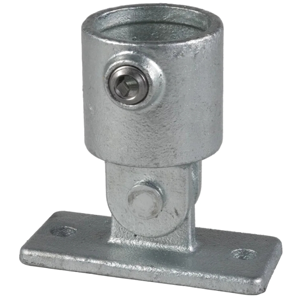 elumen8 Swivel Base Flange Key Clamp - Silver