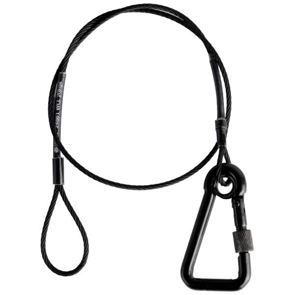 elumen8 75cm Long Black Safety Bond, 20kg