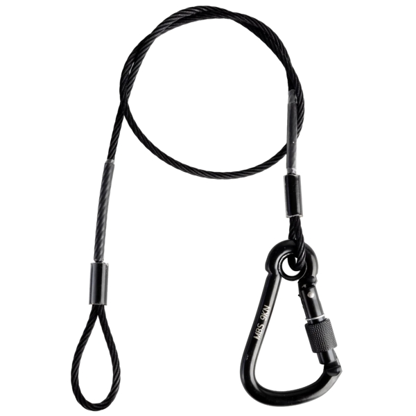elumen8 75cm Long Black Safety Bond, 35kg - 9kN