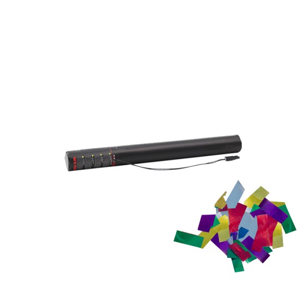 Confetti-Maker Electric Confetti Cannon 50cm Multicoloured Metallic