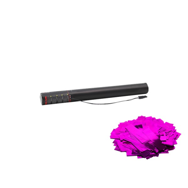 Confetti-Maker Electric Confetti Cannon 50cm Pink Metallic