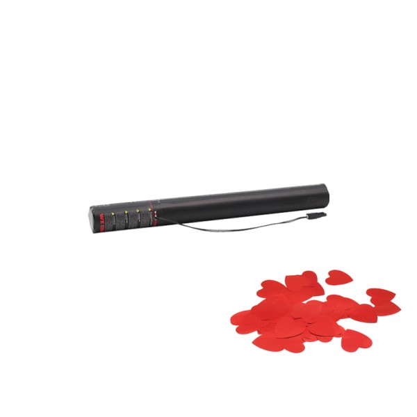 Confetti-Maker Electric Confetti Cannon 50cm Red Hearts