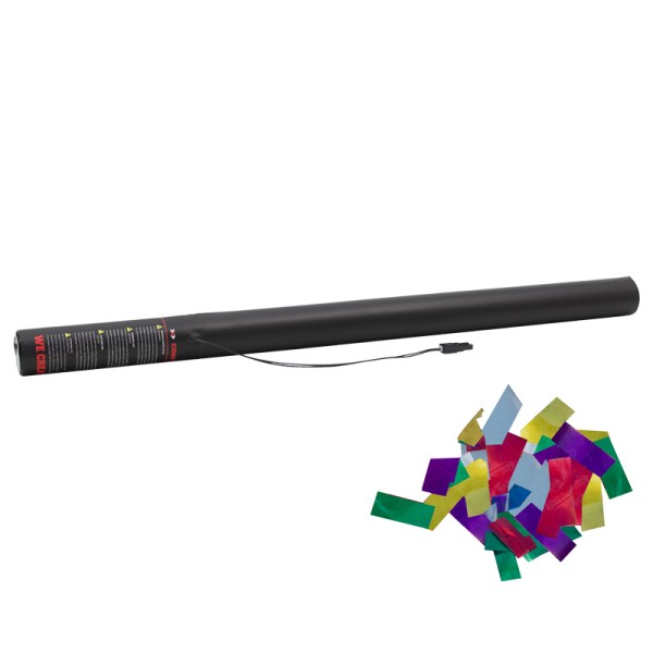 Confetti-Maker Electric Confetti Cannon 80cm Multicolour Metallic