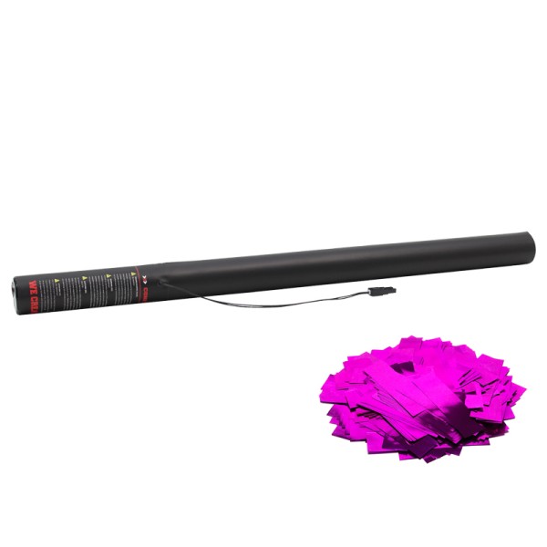 Confetti-Maker Electric Confetti Cannon 80cm Pink Metallic