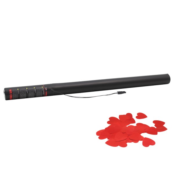 Confetti-Maker Electric Confetti Cannon 80cm Red Hearts