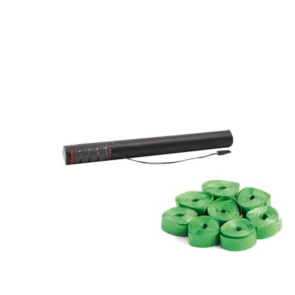 Confetti-Maker Electric Streamer Cannon 50cm Dark Green