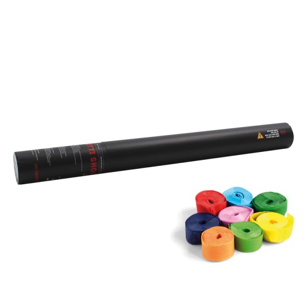 Confetti-Maker Handheld Streamer Cannon 80cm Multicoloured