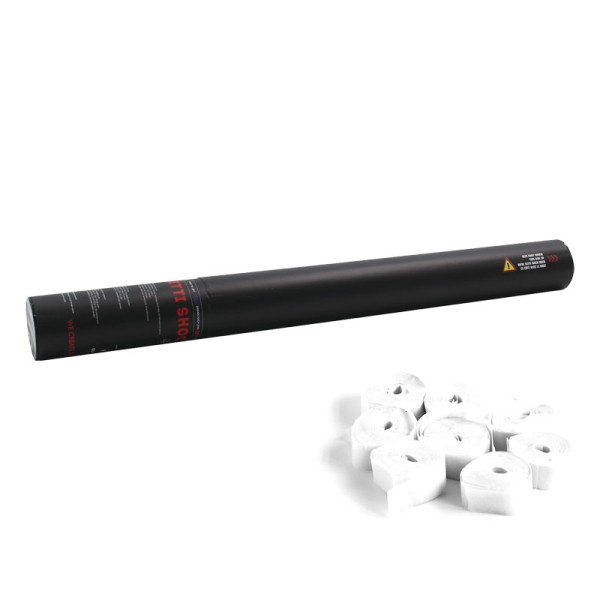 Confetti-Maker Handheld Streamer Cannon 80cm White