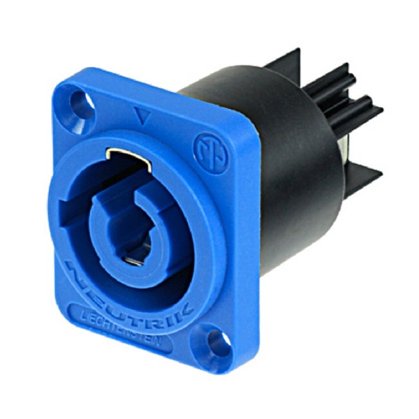 Neutrik NAC3MPA-1 PowerCON Chassis Input Socket - Blue