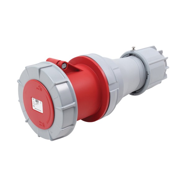 Red 125A C Form 415V 3P+N+E IP67 Socket (2455-6)