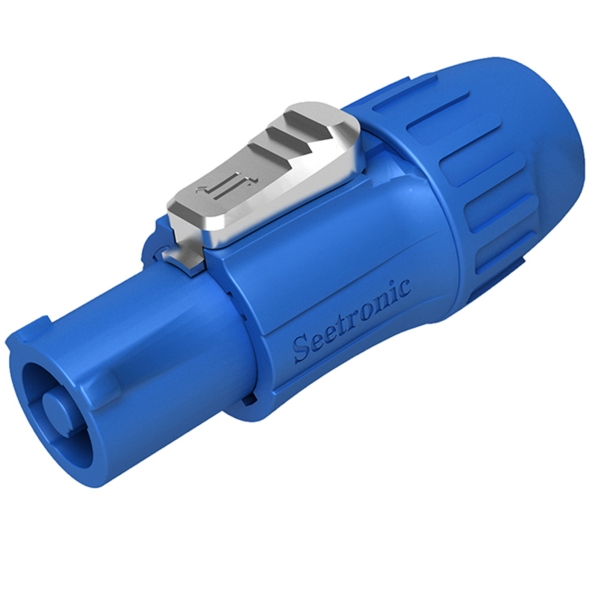 Seetronic SAC3FCA Power Twist Input Connector - Blue